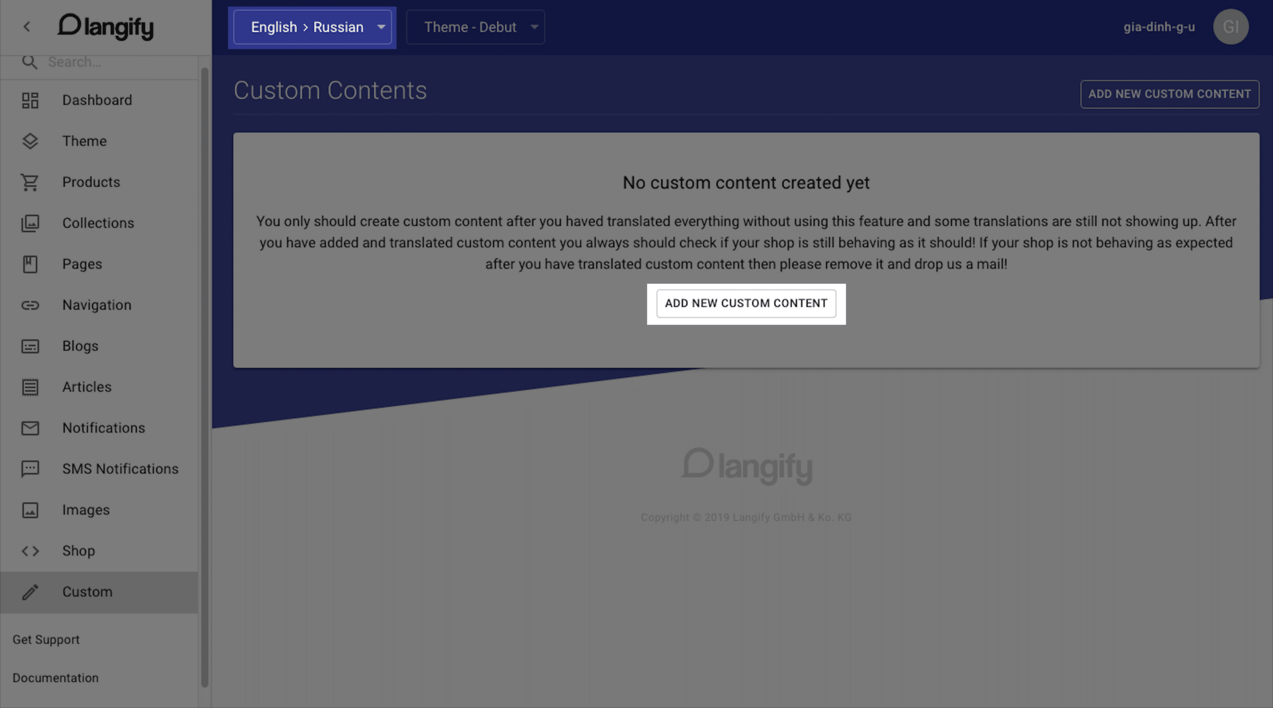 pagefly langify integration 3
