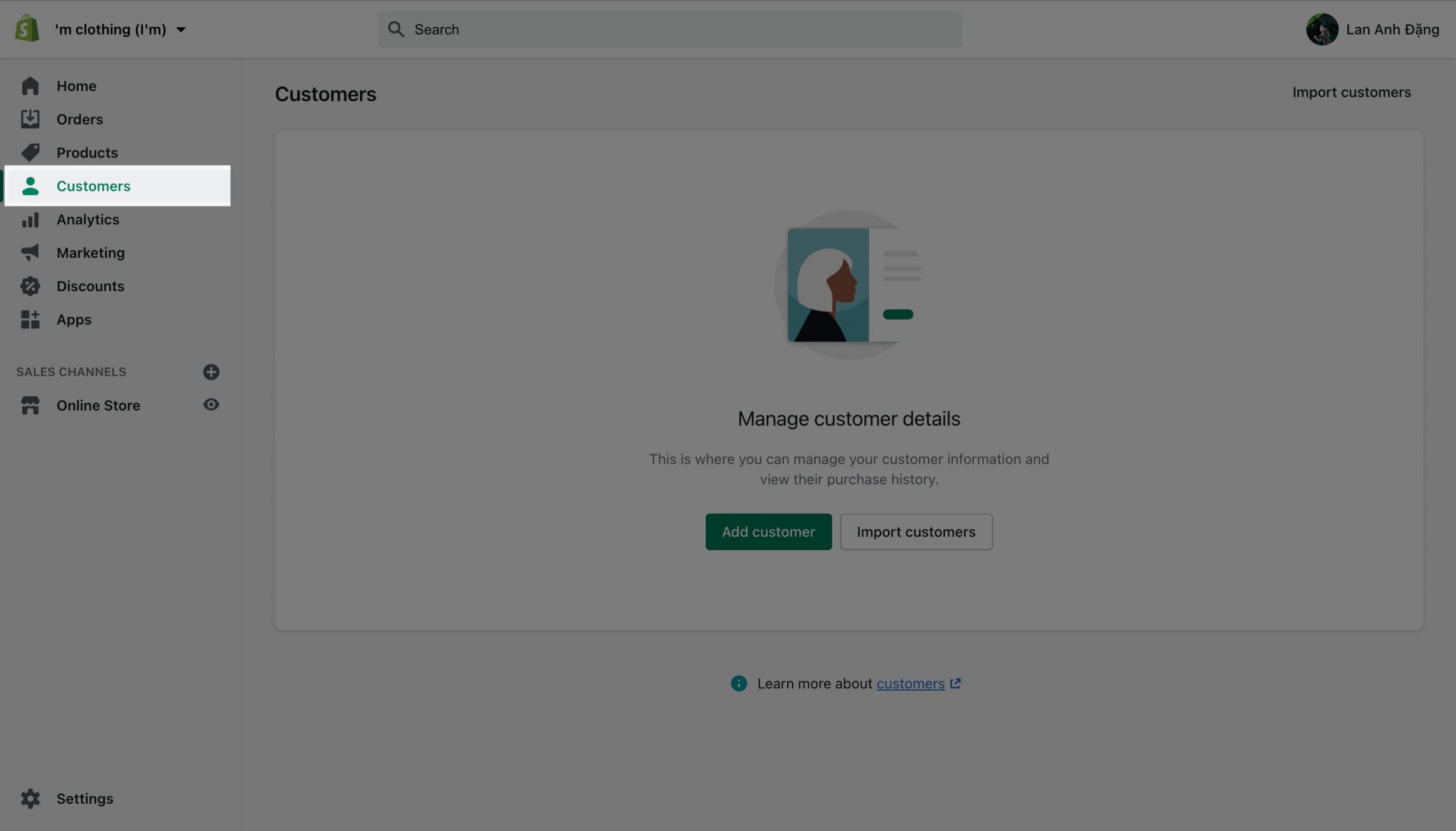 Adding a customer login template to Shopify